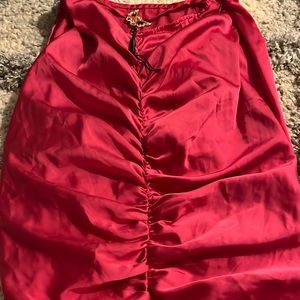 PrettyLittleThing hot pink maxi skirt